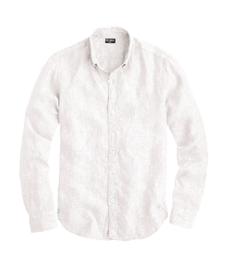 ZEYBRA - CAMICIA UOMO LINO