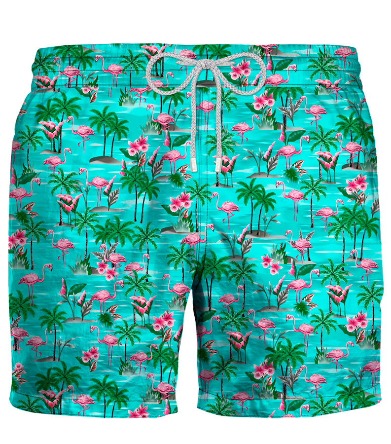ZEYBRA - SWIM SHORT BOY FLAMINGOES WATER