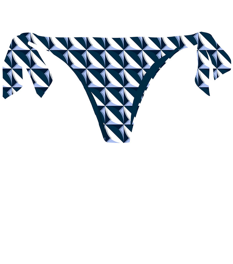 ZEYBRA - REVERSIBLE BRAZILIAN BRIEFS WOMAN ROMA BLU