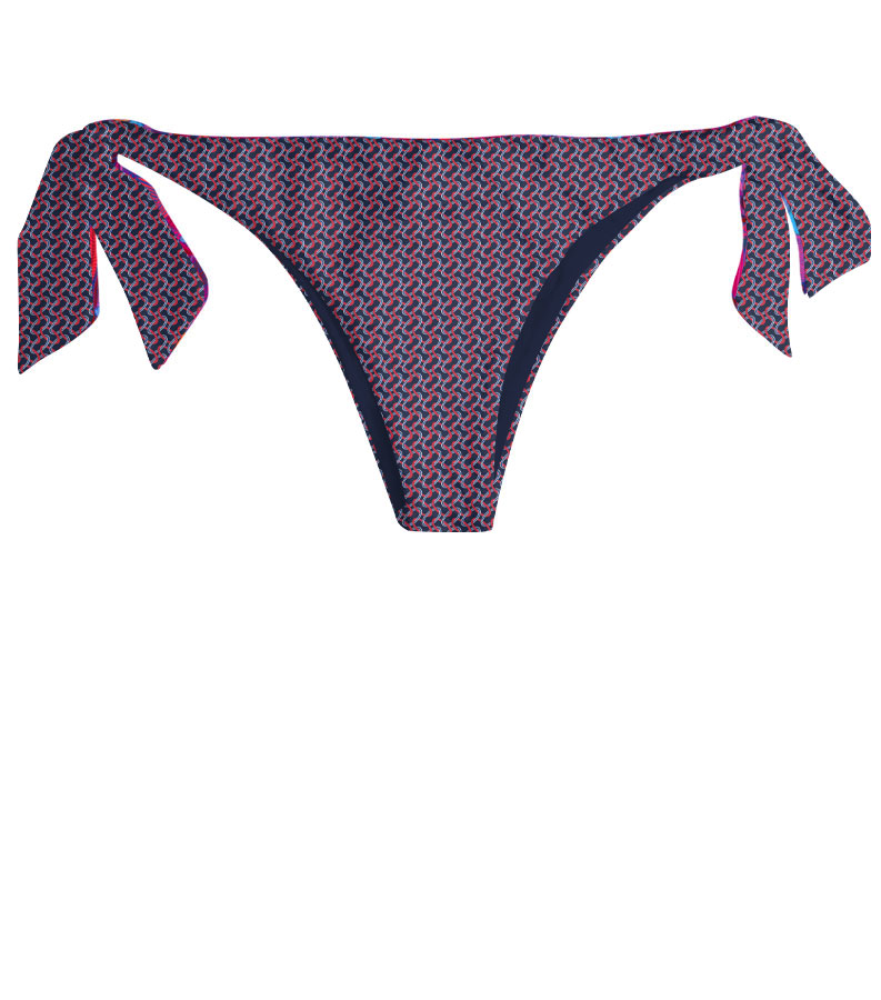 ZEYBRA - REVERSIBLE BRAZILIAN BRIEFS WOMAN RINGS BLU
