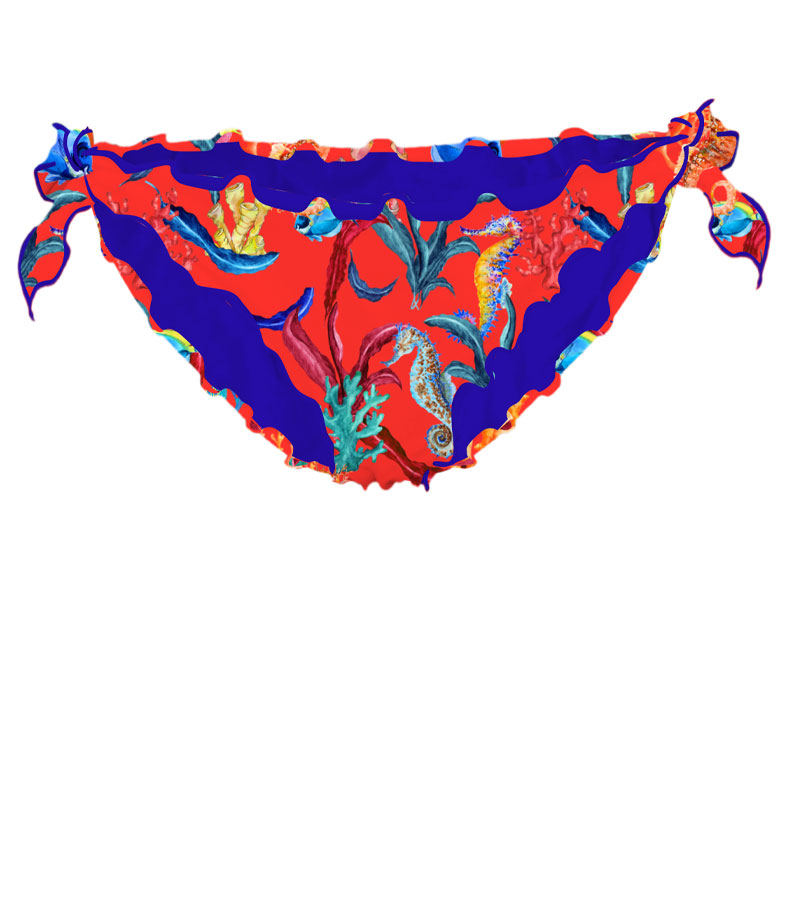 ZEYBRA - REVERSIBLE BRIEFS GIRL CORAL