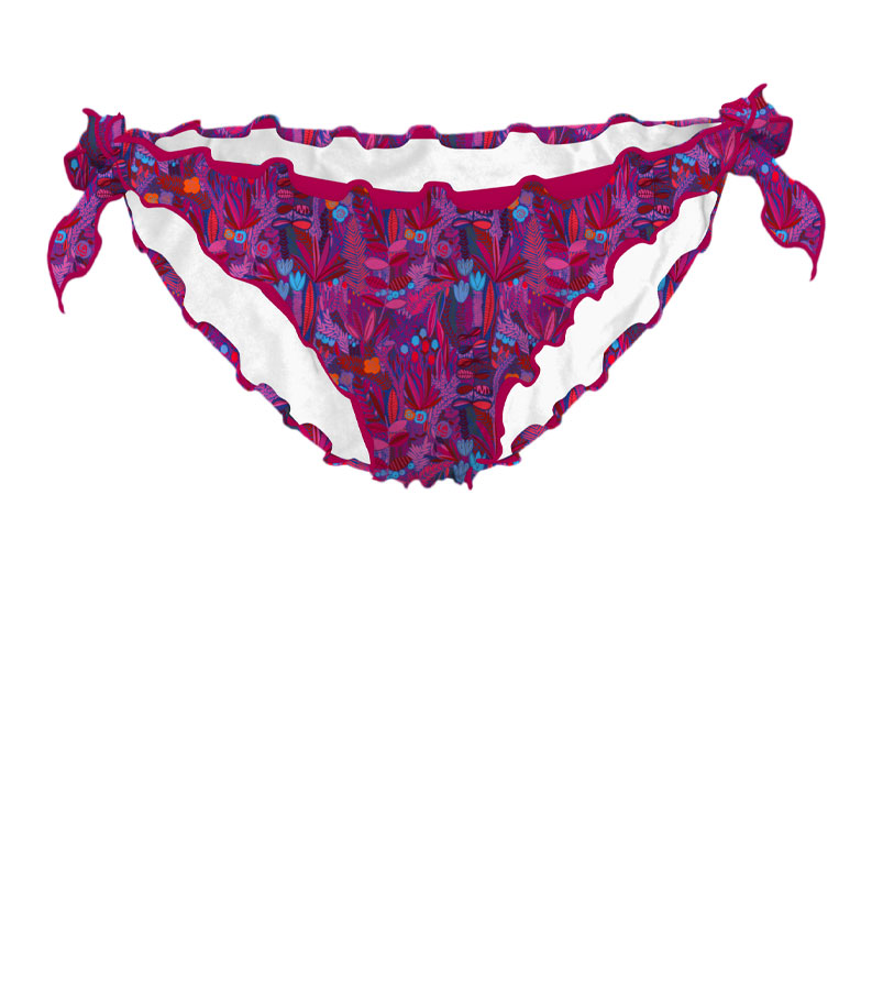 ZEYBRA - SLIP BAMBINA ARRICCIATO BOTANIC FUXIA