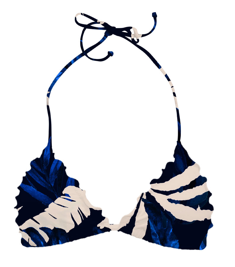 ZEYBRA - TRIANGOLO BAMBINA REVERSIBILE FORESTA BLU