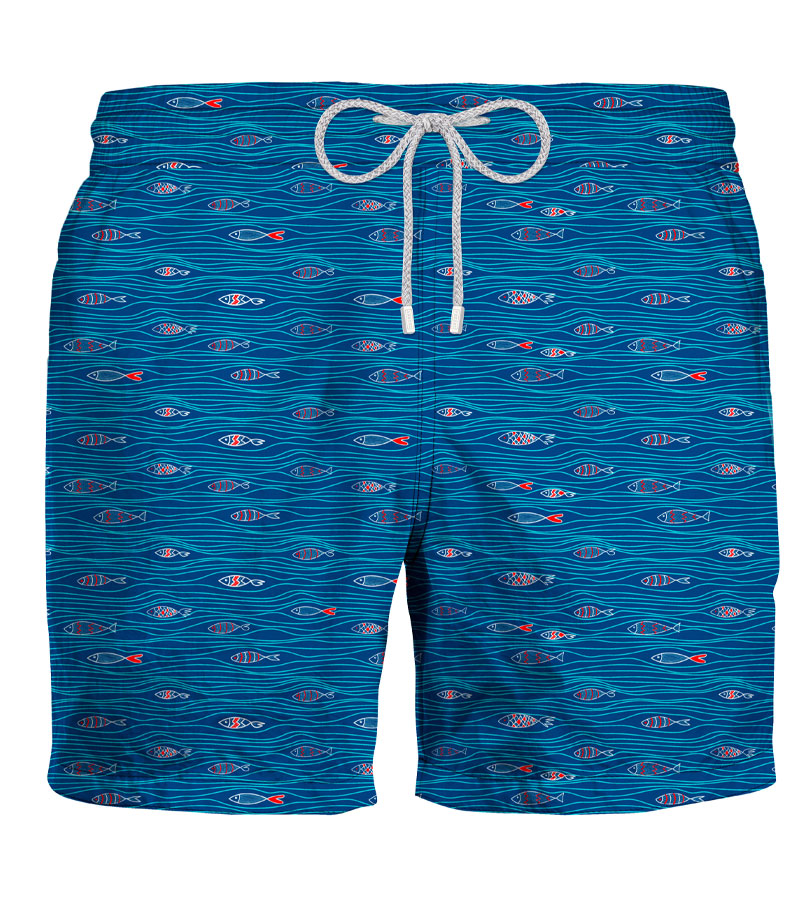 ZEYBRA - SWIM SHORT MAN SARDINES NAZIONALE