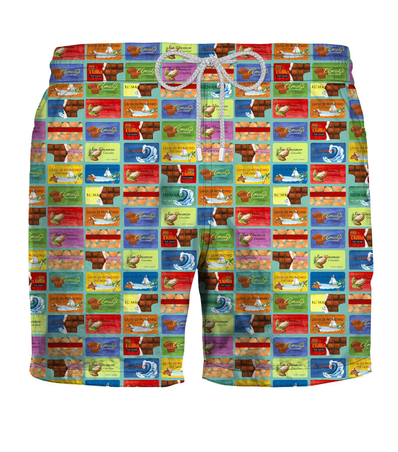 ZEYBRA - SWIM SHORT MAN CHOCOLATE RECYCLED