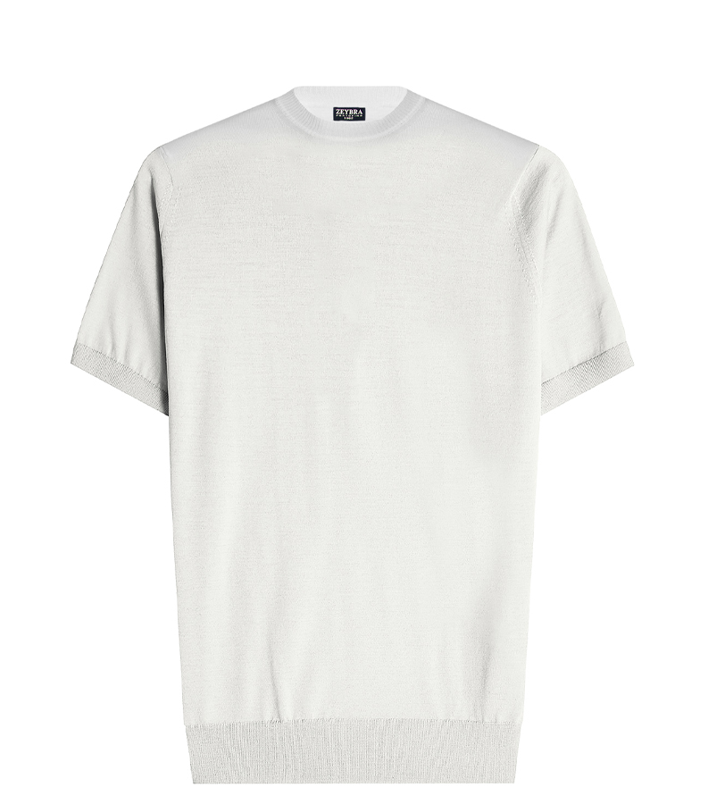 ZEYBRA - T-SHIRT MAN 100% COTTON CRÈPE