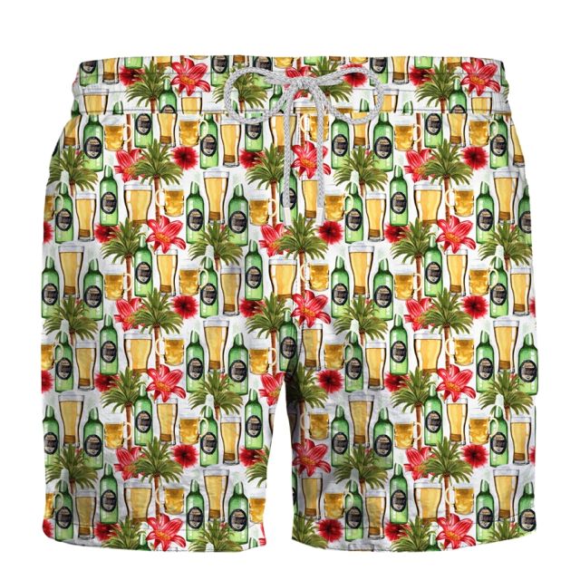 Swim short man toucans lime, shop online, store Zeybra | Clan store