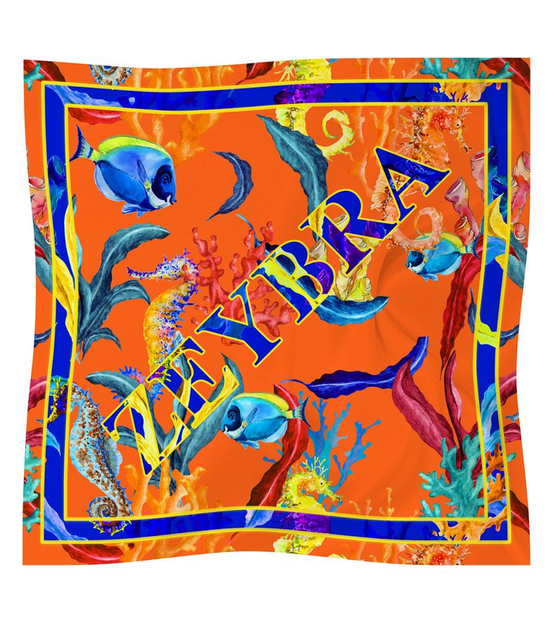 Zeybra FOULARD DONNA CORALLI ORANGE