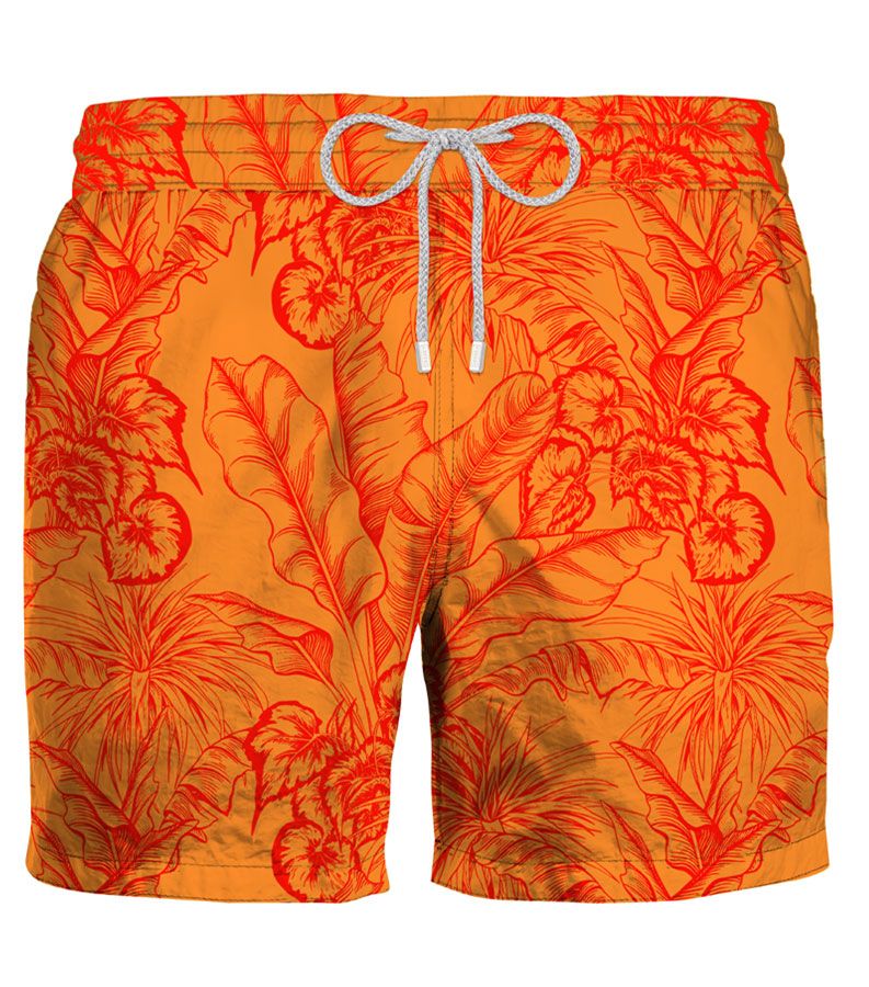 Zeybra COSTUME UOMO FLUO PRINT ORANGE FLUO