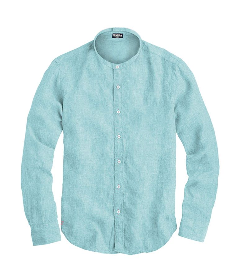 Zeybra CAMICIA COREANA UOMO MINT