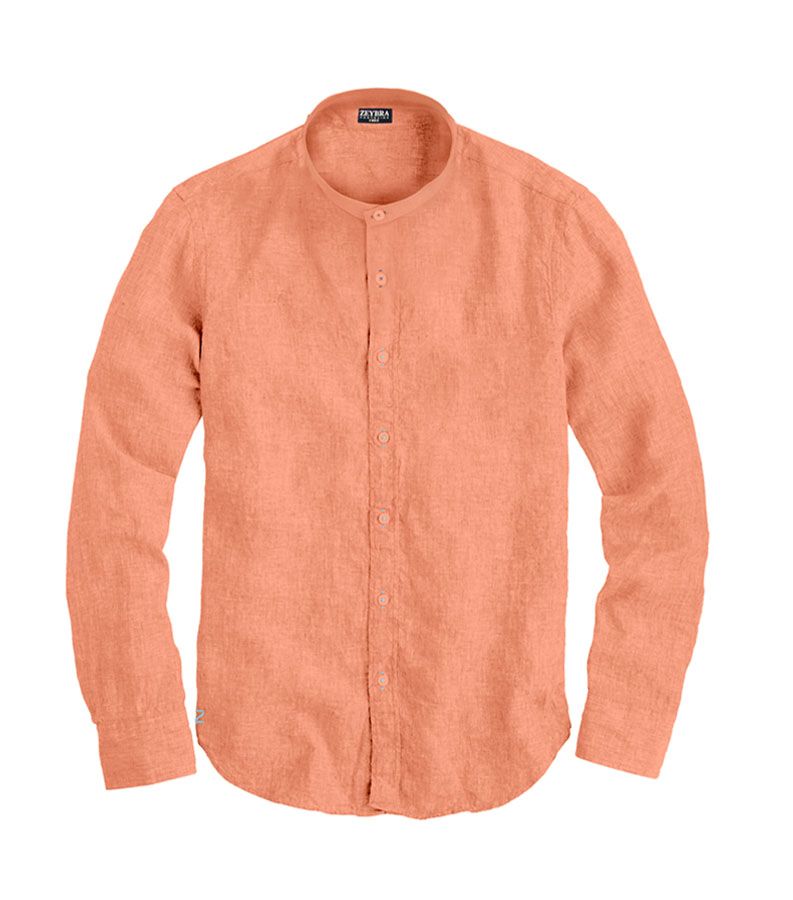 Zeybra CAMICIA COREANA UOMO ORANGE