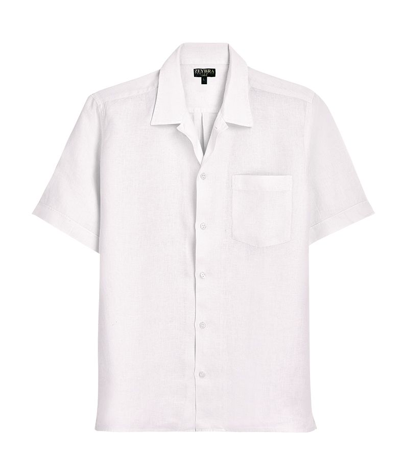 Zeybra CAMICIA UOMO MANICA CORTA BIANCO