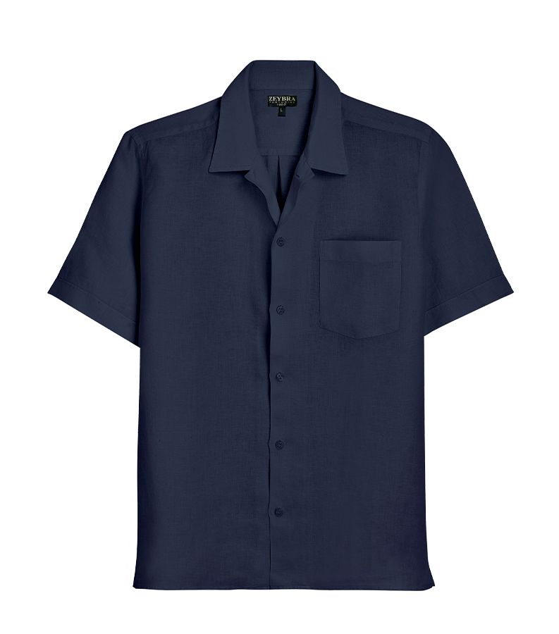 Zeybra CAMICIA UOMO MANICA CORTA BLU