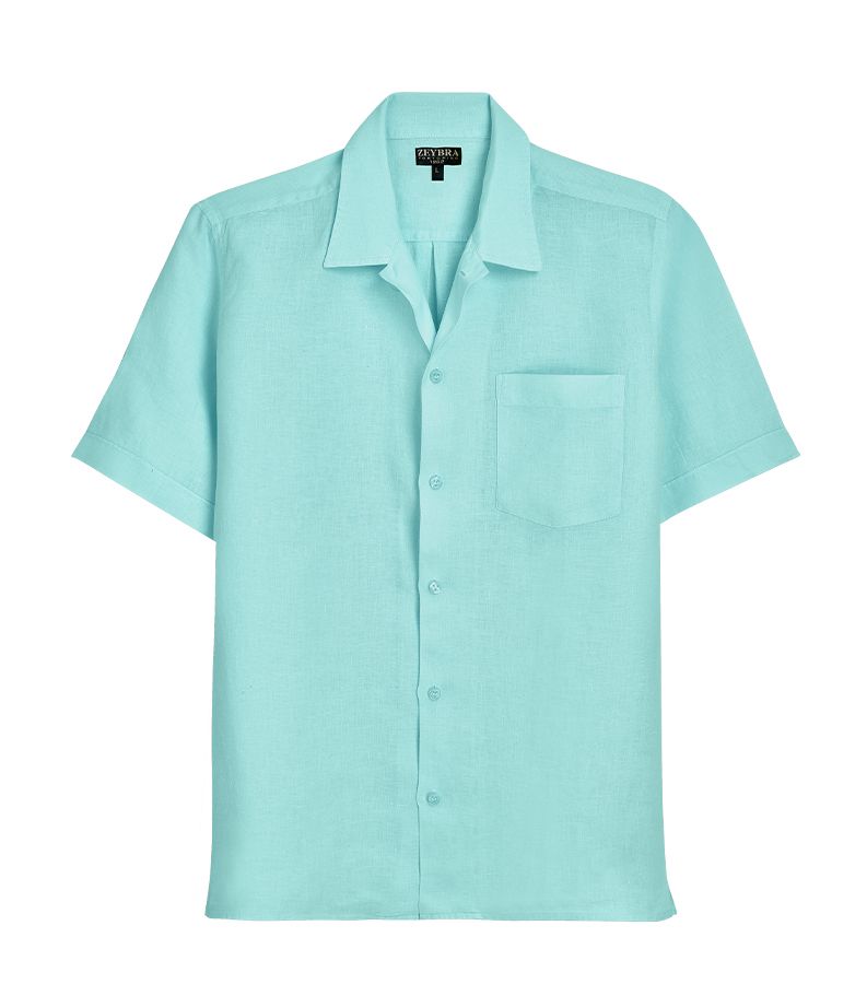 Zeybra CAMICIA UOMO MANICA CORTA MINT