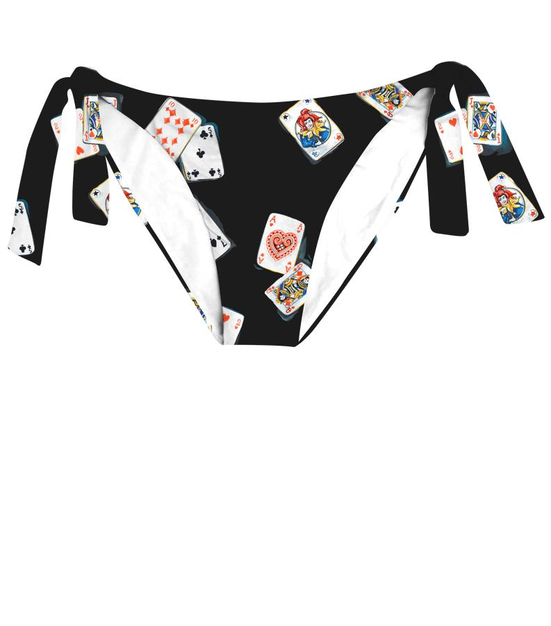 Zeybra SLIP DONNA CARTE POKER BLACK