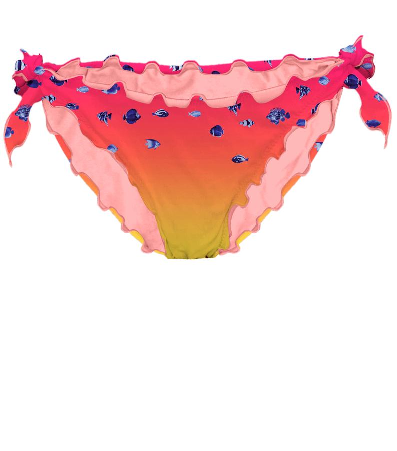 Zeybra SLIP DONNA PESCI SFUMATO CORALLO FLUO