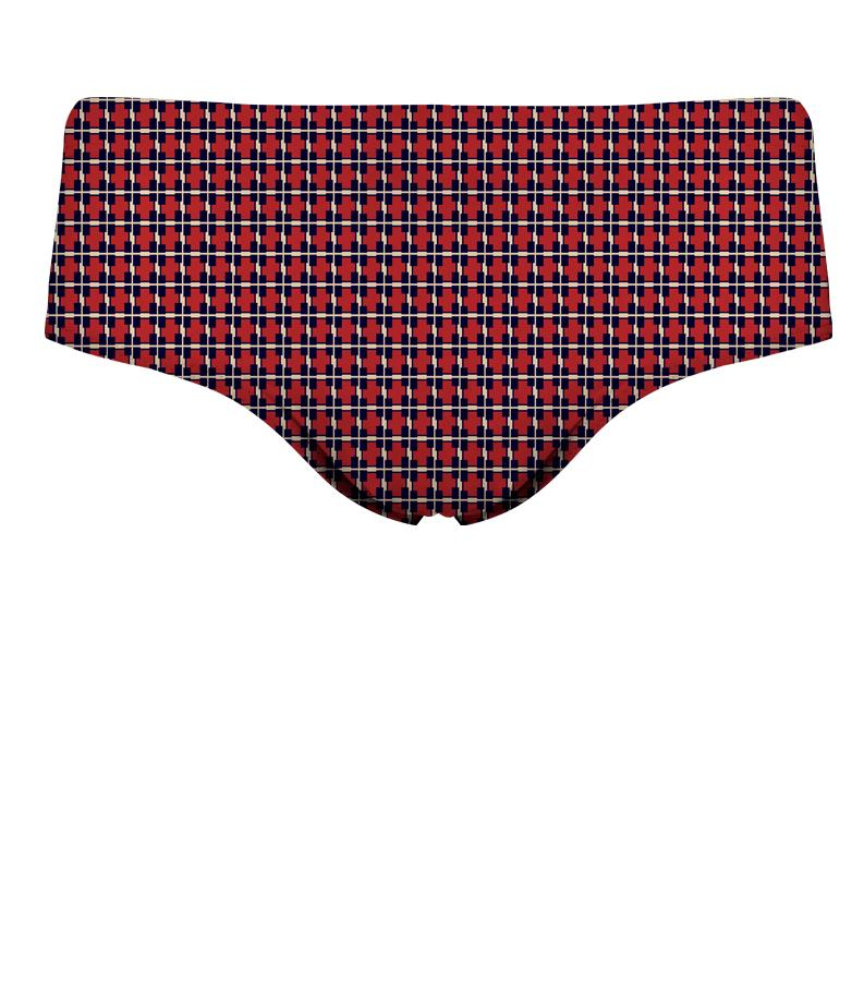 Zeybra SLIP UOMO GEOMETRICO RED RACE