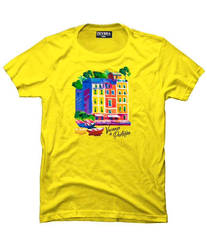 Zeybra T-SHIRT BAMBINO GIALLO