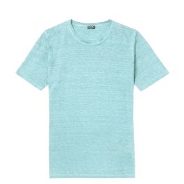 ZEYBRA T SHIRT UOMO LINO ACQUA