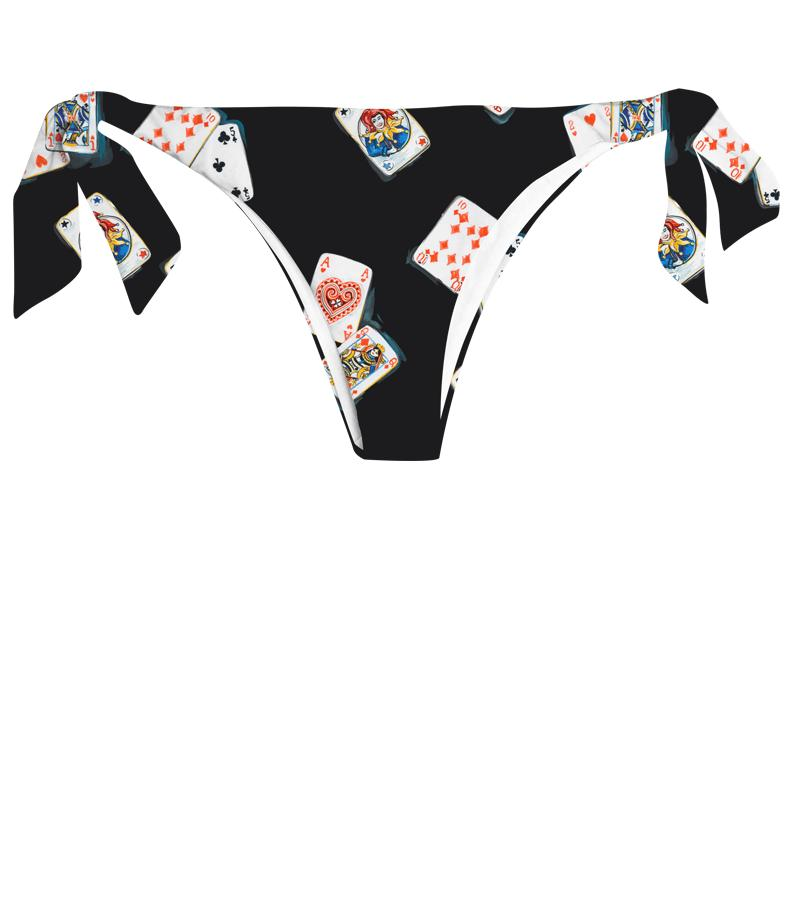 ZEYBRA - BRAZILIAN BRIEFS WOMAN POKER CARD BLACK