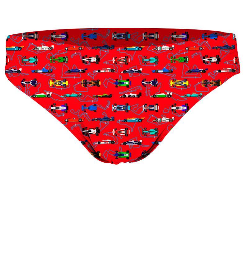 ZEYBRA - SLIP BAMBINO FORMULA 1 RED RACE