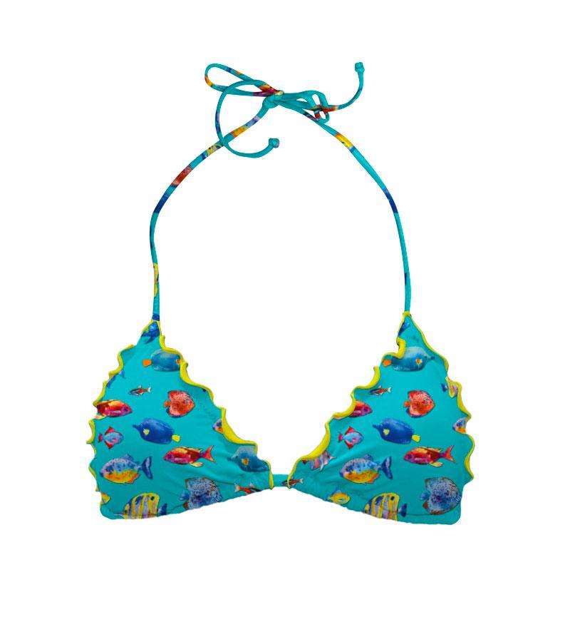 ZEYBRA - CRIMPED TRIANGLE BRA GIRL FISH HAWAY