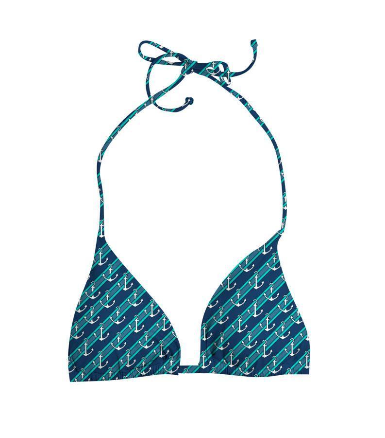 ZEYBRA - REVERSIBLE TRIANGLE BRA GIRL ANCHORS BALI